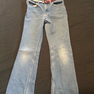 Tommy Hilfiger Blue Denim Flare Jeans